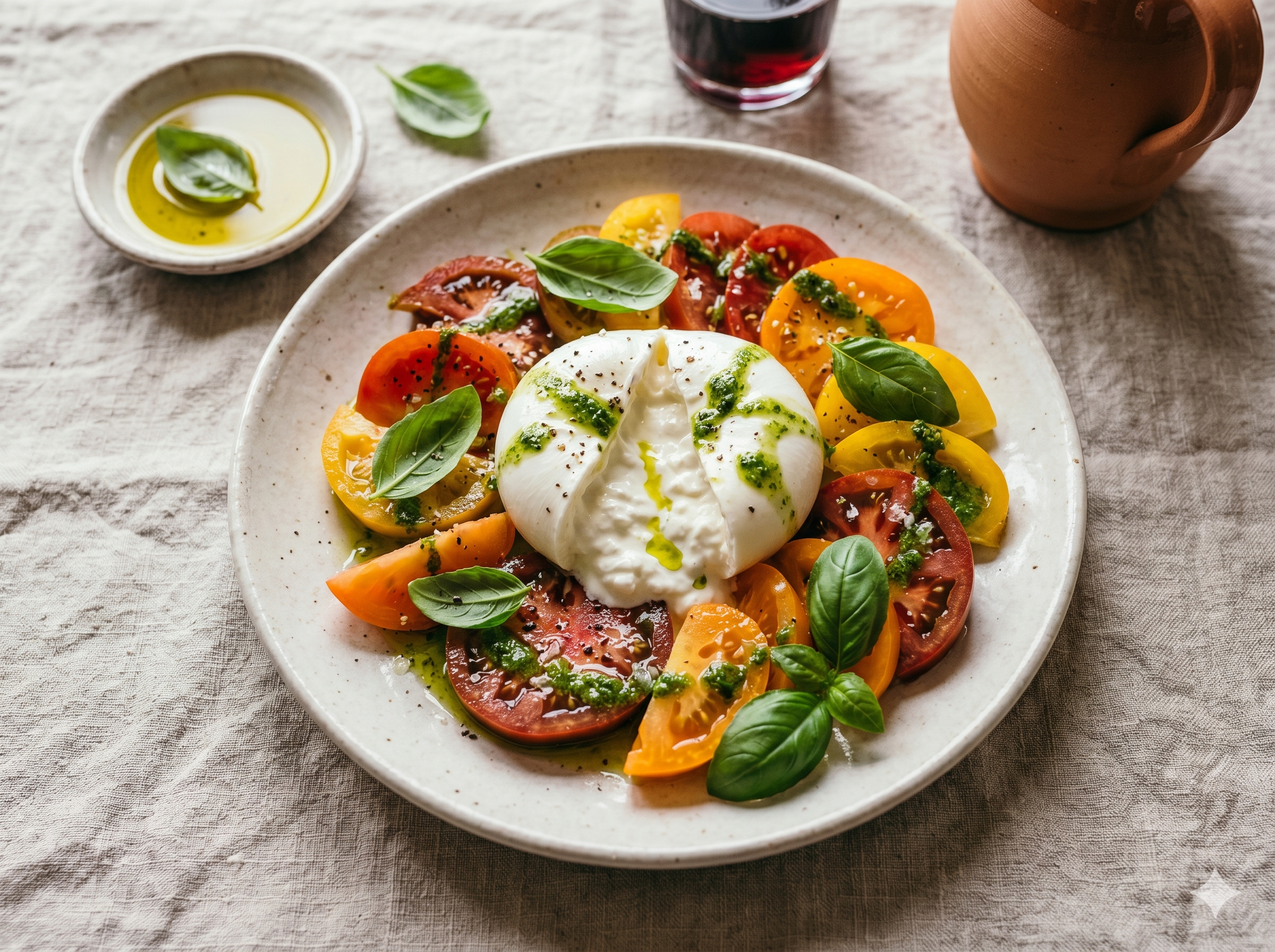 Burrata con Pomodori